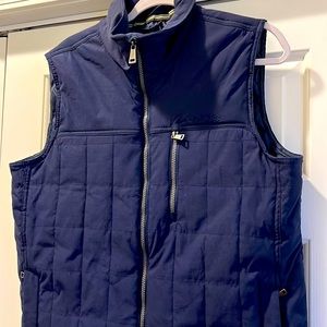 Men’s navy vest. Orvis.